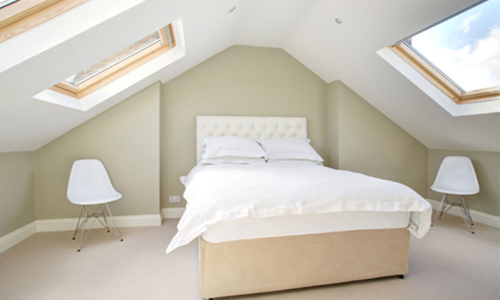 Master bedroom loft conversion design idea